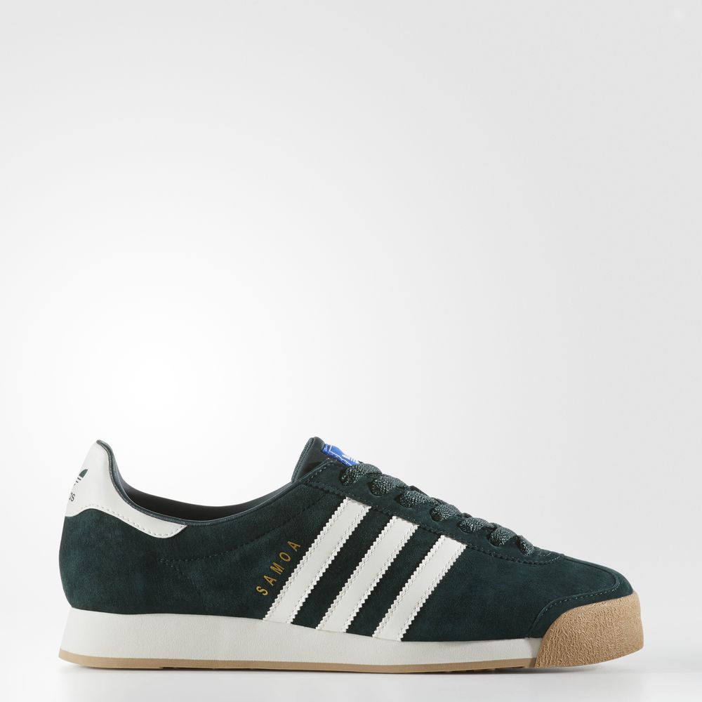 Adidas Samoa Vintage - Originals γυναικεια - Πρασινο/Ασπρα/Μαυρα,Μέγεθος: EU 36 – 54 2/3 (365ERTWO)